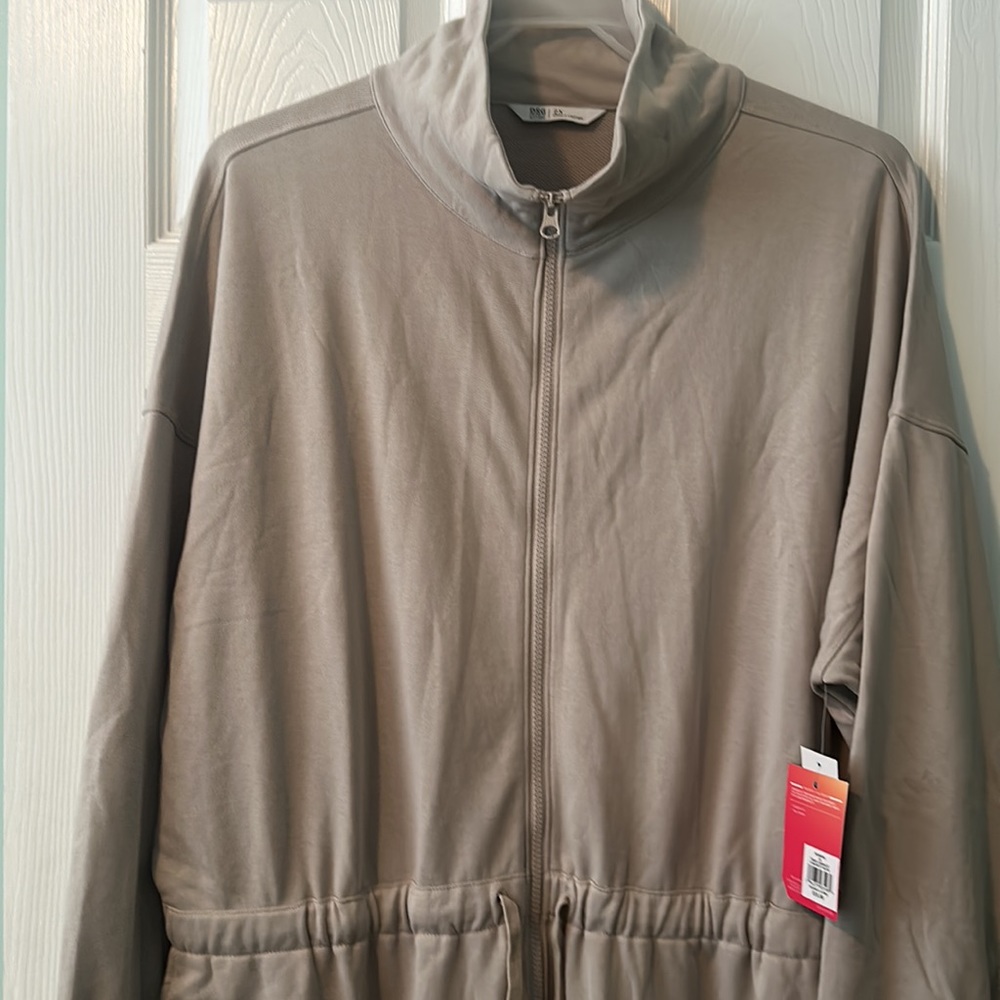 DSG Twitch+Allison Terry Jumpsuit in Concrete Taupe, New w/Tags, Sz 2X.
